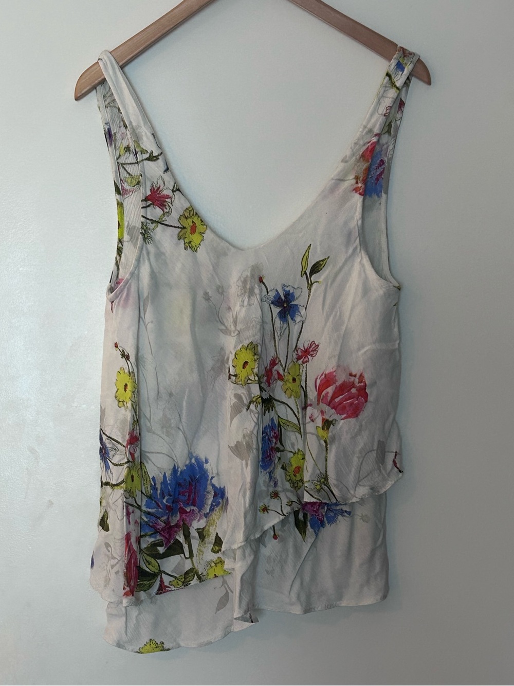 Free People Floral Tank EUC